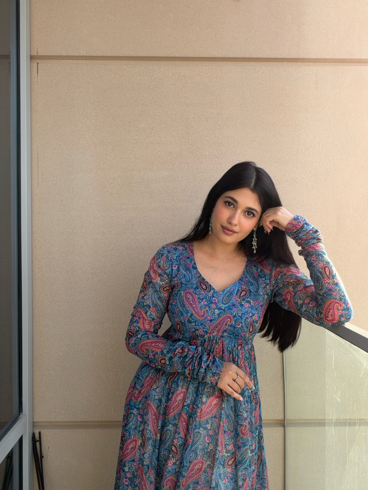 azure-aara-kurti