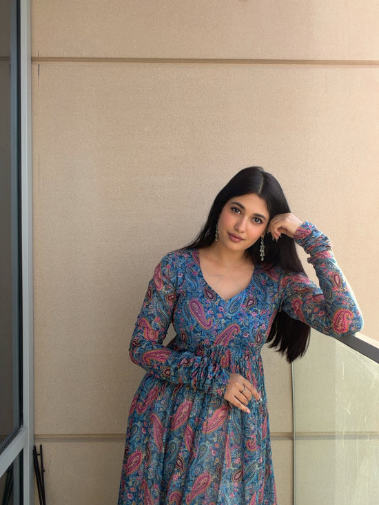 azure-aara-kurti