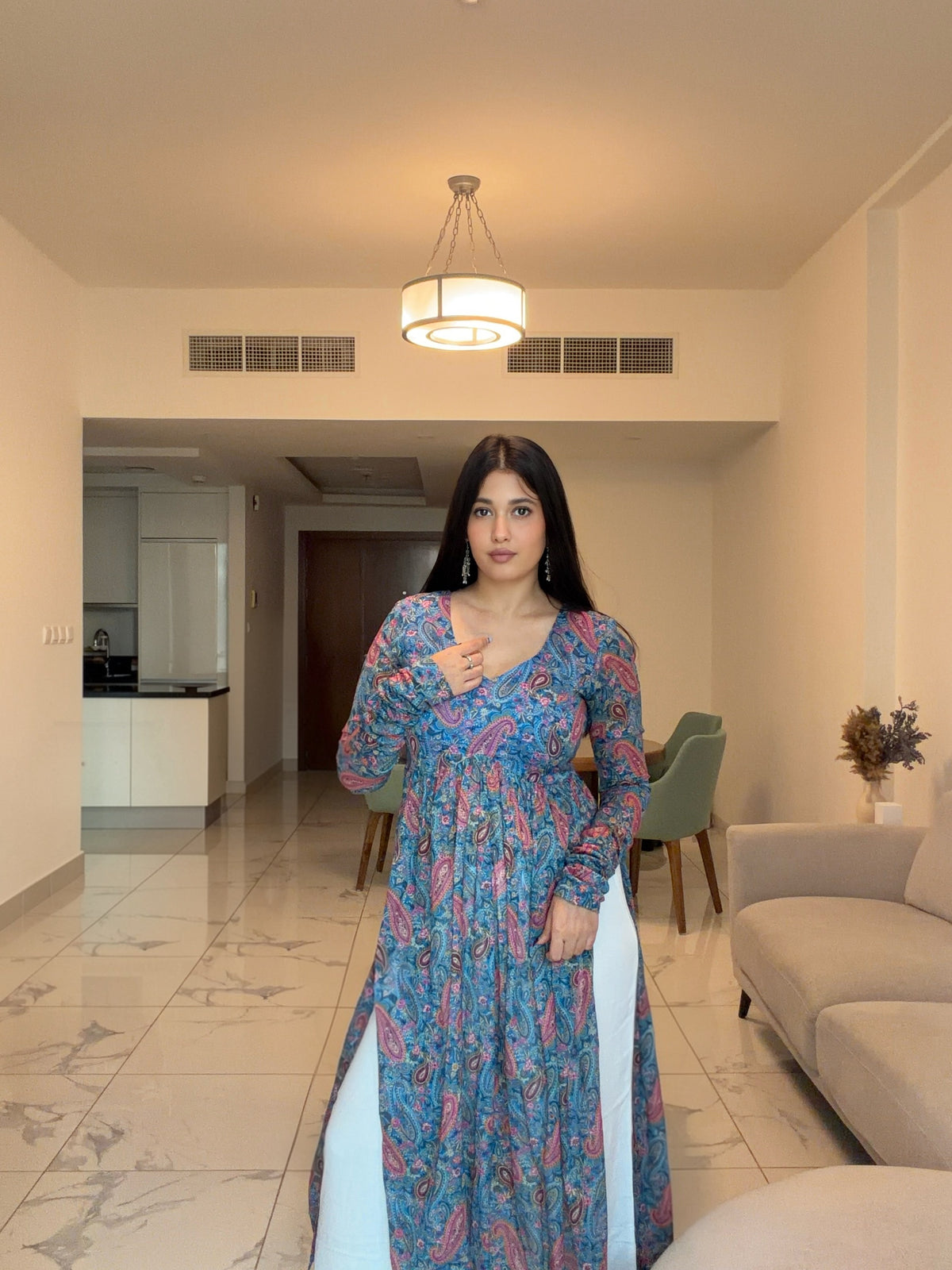 azure-aara-kurti