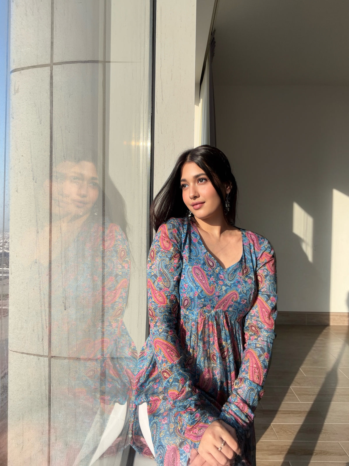 azure-aara-kurti