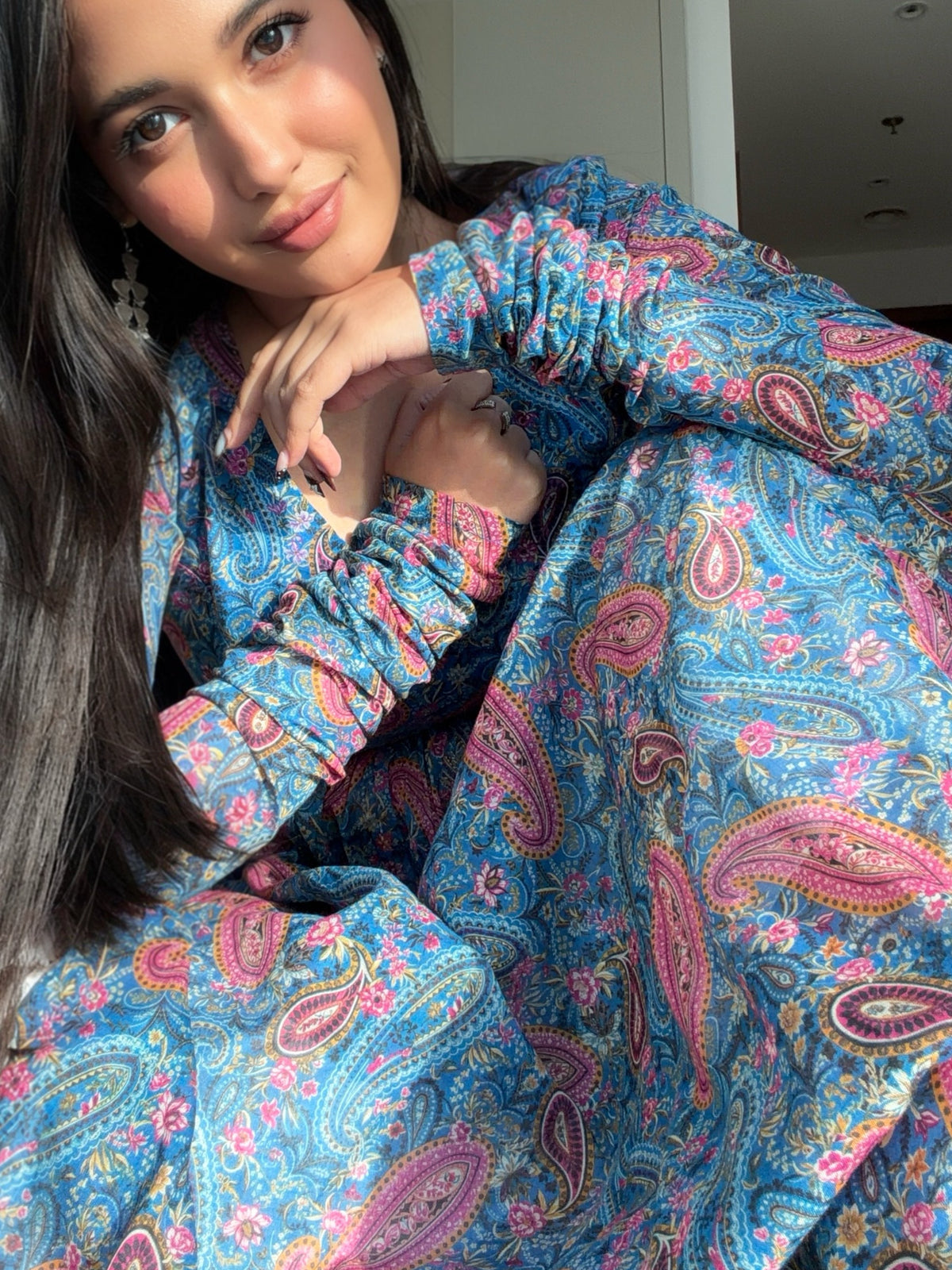 azure-aara-kurti