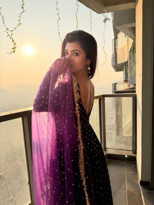 NYRAIA APPARELS Saanjh Amara Anarkali Set